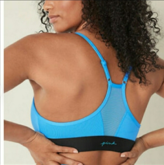Victoria Secret Pink Skyline Blue Bra Medium NWT - Picture 3 of 3